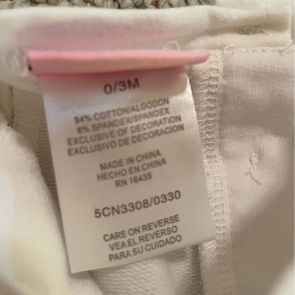 Nanette Baby Fleece top with bows, tulle, and sparkles. Size 0-3 mo. Exc cond! - Picture 9 of 9